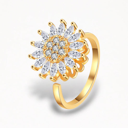 Seyelle Flower - Snurrande antistress ring