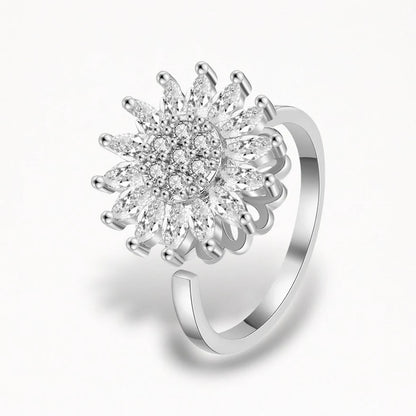 Seyelle Flower - Snurrande antistress ring