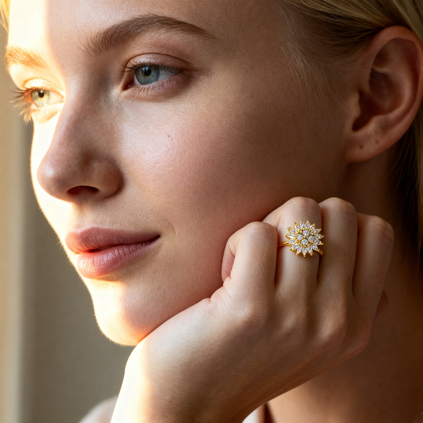 Seyelle Flower - Snurrande antistress ring